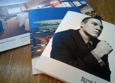 Various print designs with images captured by Bryan Cook. 