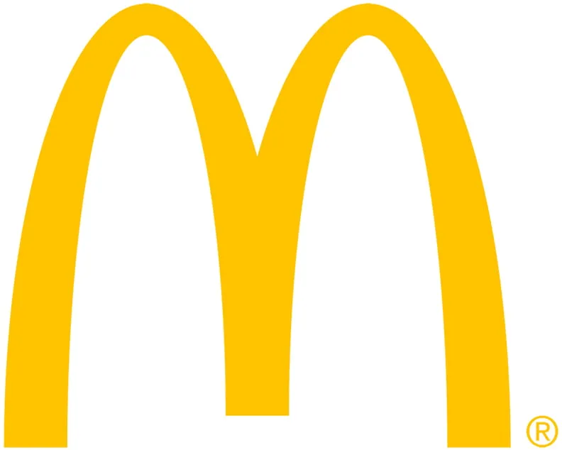 The McDonalds logo. 