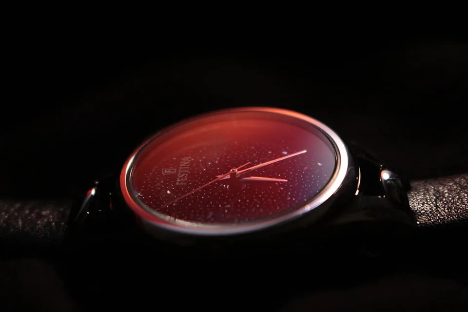 A watch face. 