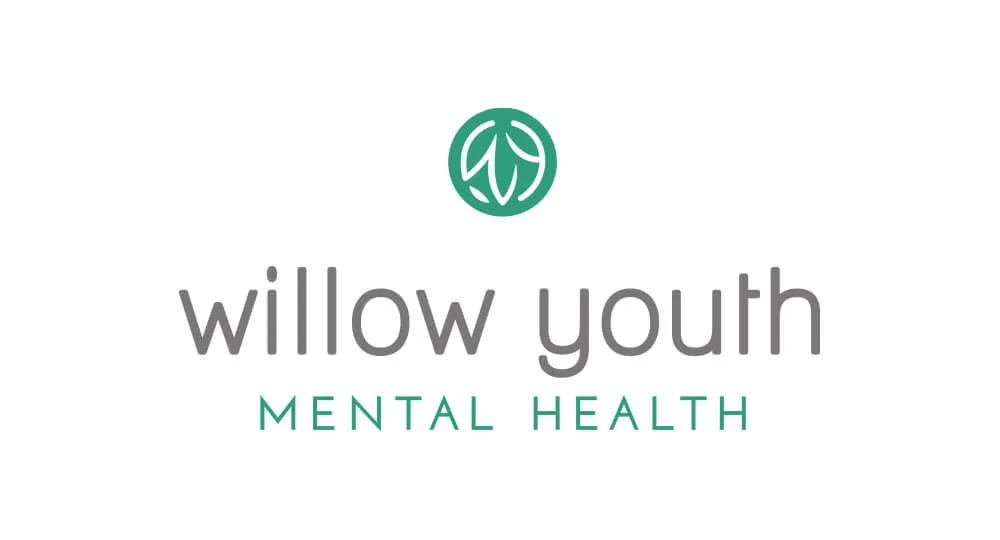 The logo design OKC for Willow Youth Mental Health. 
