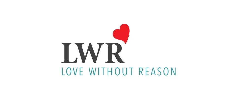 The new logo design for Love Without Reason (LWR). 