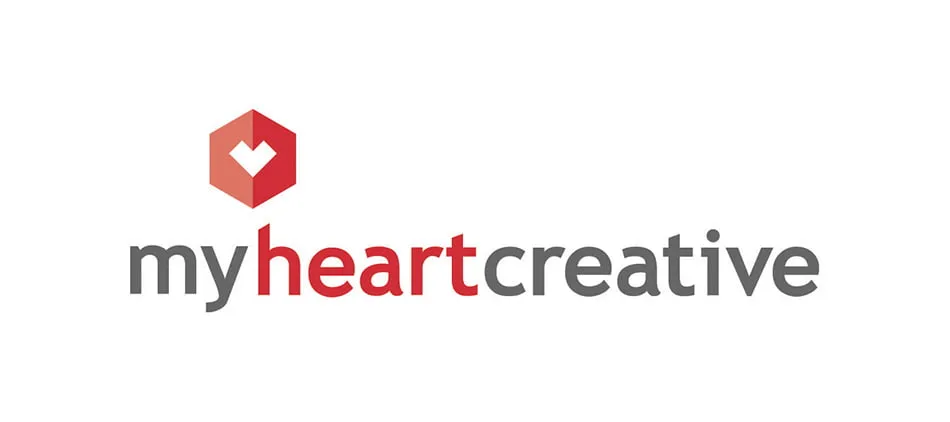 The myheartcreative logo. 