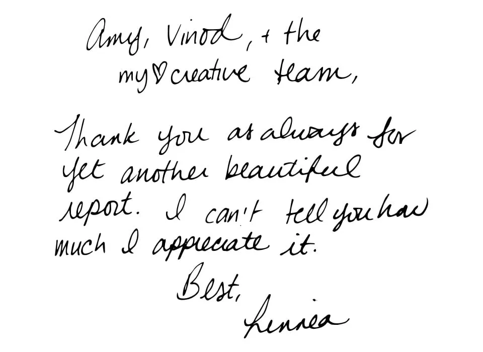 Our Story - myheartcreative notes-linnea