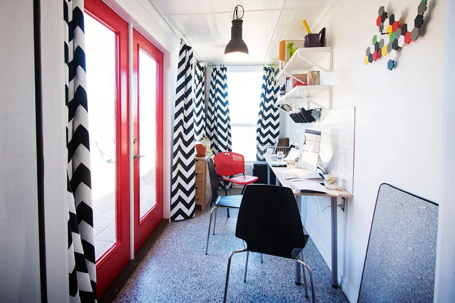 The inside of the new myheartcreative home studio. 