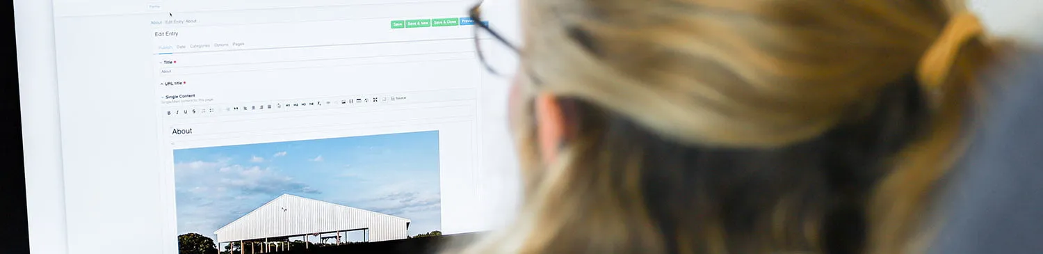 Building a Page in EE