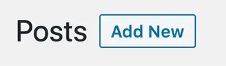How to Create a Blog Post on WordPress - myheartcreative A screenshot showing when a user clicks Posts in the WordPress dashboard, an Add New button appears next to the page's header.