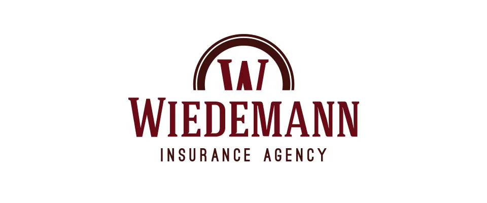 10 Logo Design Trends to Watch for in 2021 - myheartcreative The logo design for Wiedemann Insurance Agency.