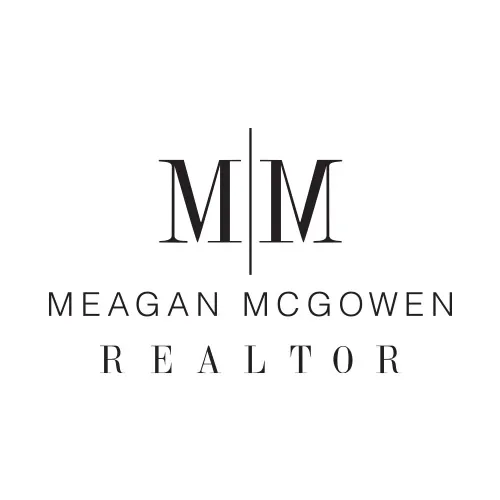The Fundamentals of Font Psychology - myheartcreative The Meagan McGowen, Realtor logo using a mix of Serif and Sans-Serif fonts.