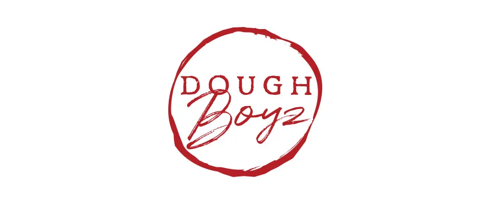 What Is the Future of Logo Design Dallas in 2022? - myheartcreative The logo design for DoughBoyz with a hand-drawn font.