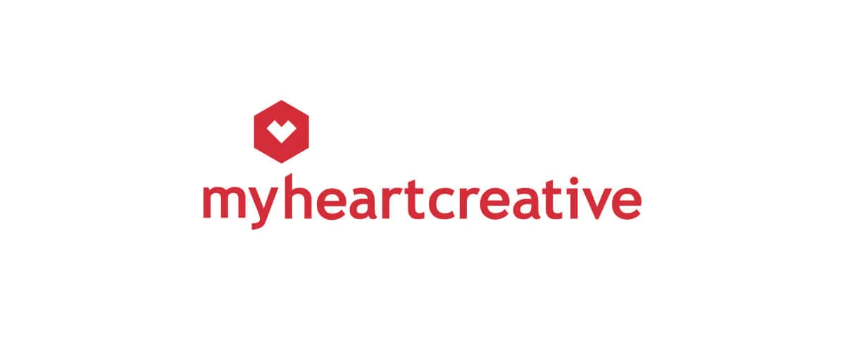 The secondary logo design OKC for myheartcreative. 
