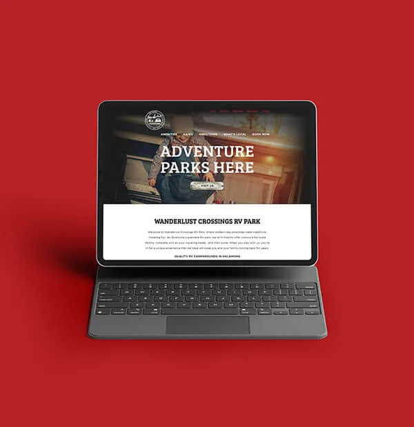 Wanderlust website design