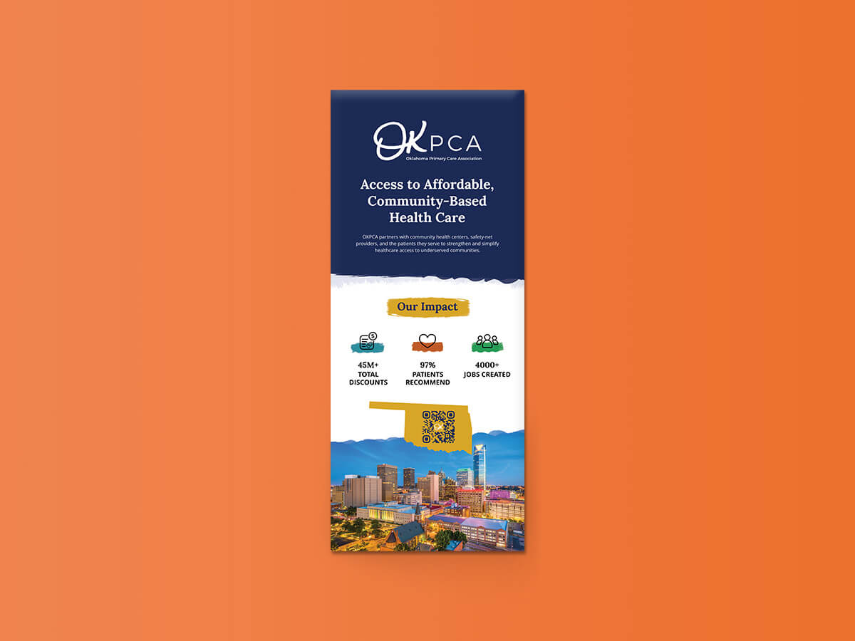 Benefits of Professional Graphic Design OKC - myheartcreative A mockup of the OKPCA banner.