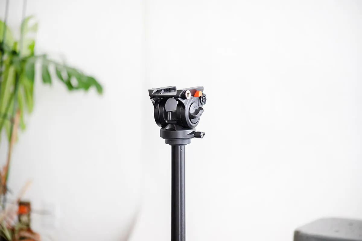 The top of a camera stand