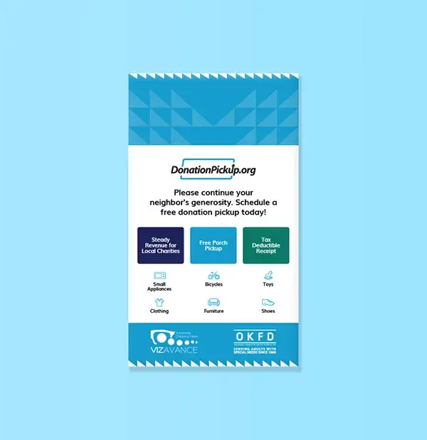 DonationPickup.org door hanger