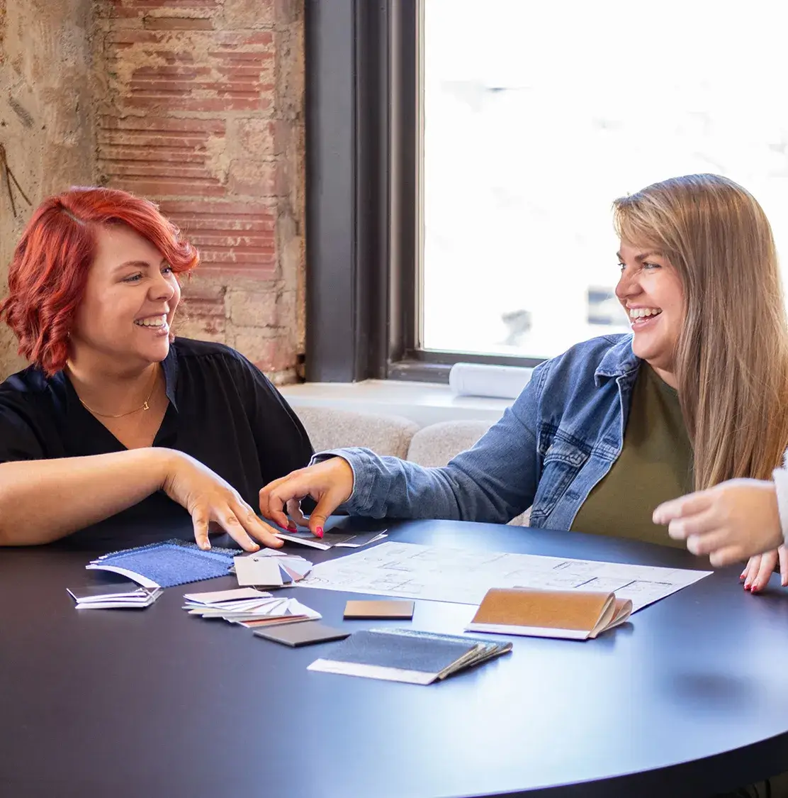 Clients collaborating in their workspace