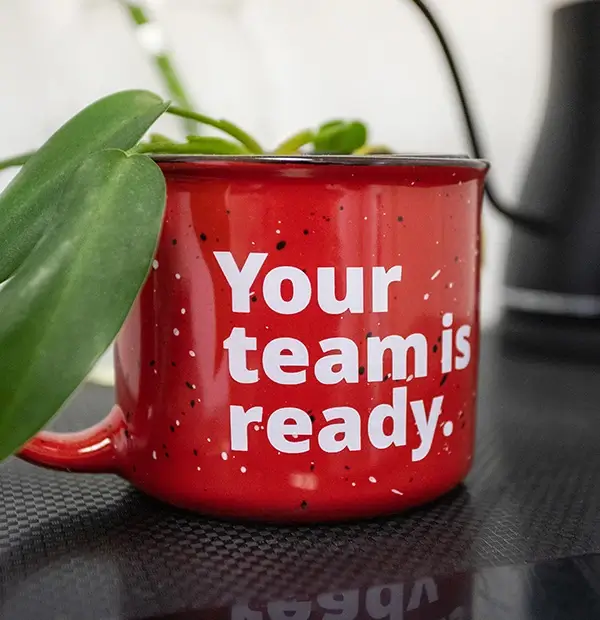 Mug with plant