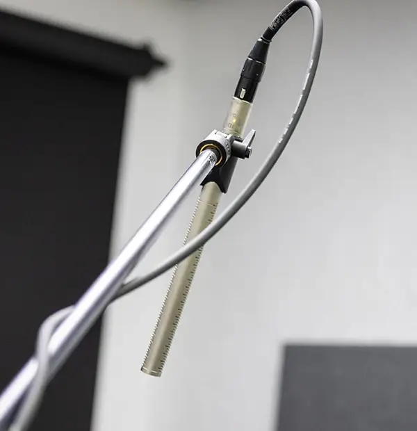 Microphone in studio